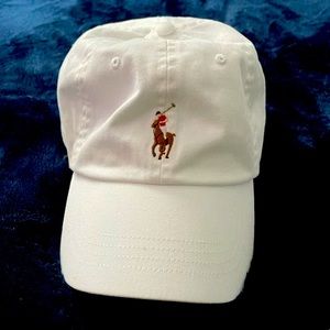 RALPH LAUREN leather strap baseball cap